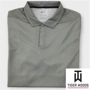Nike Dri-FIT ADV Tiger Woods Men's Golf Polo Shirt Size L DA2995-100 Lightweight